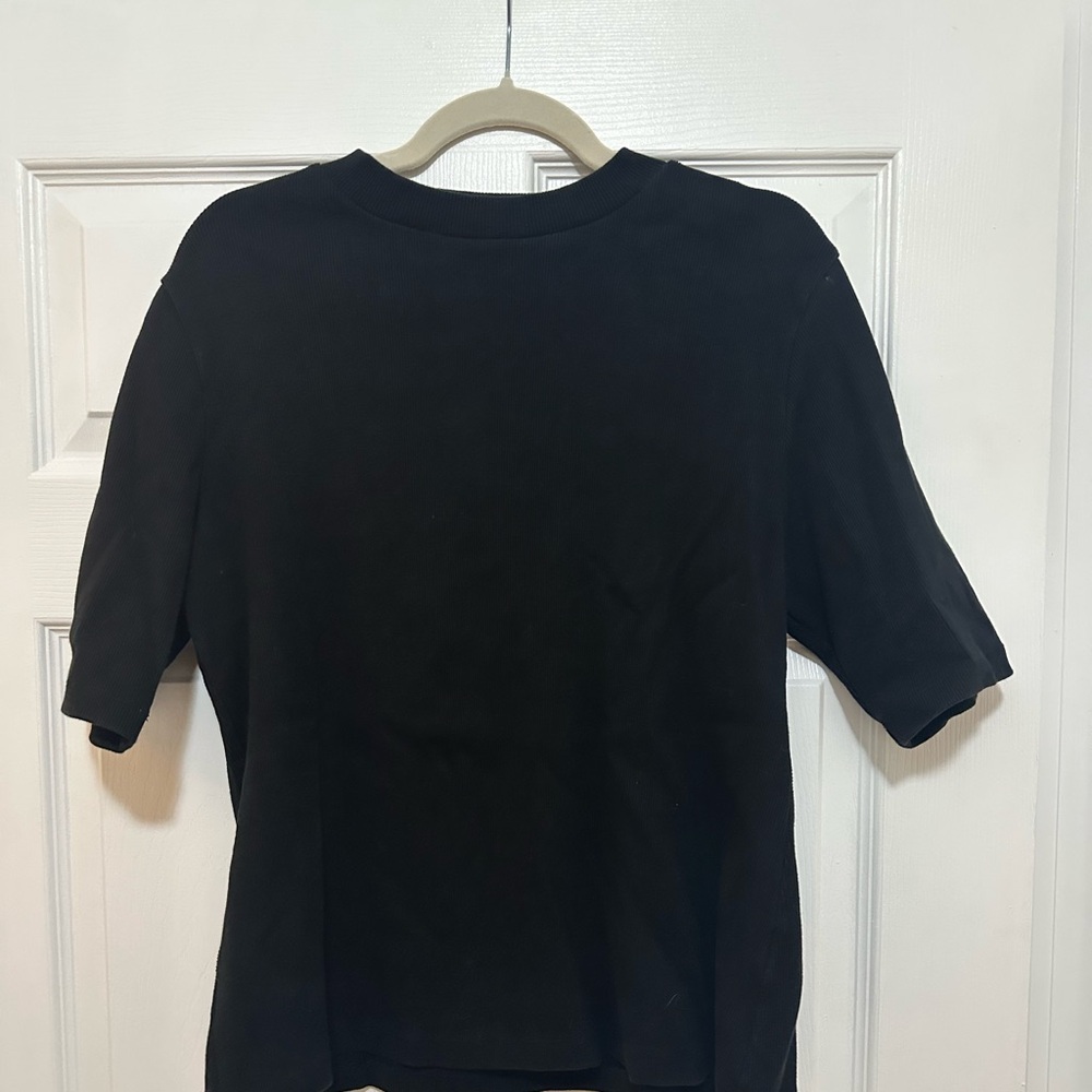 Maeve Anthropologie thick ribbed shirt / size XL